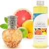Lampe catalytique Drops Orange + Parfum Winter Citrus 200 ml - Élimine mauvaises odeurs, parfume et améliore la qualité de l'air