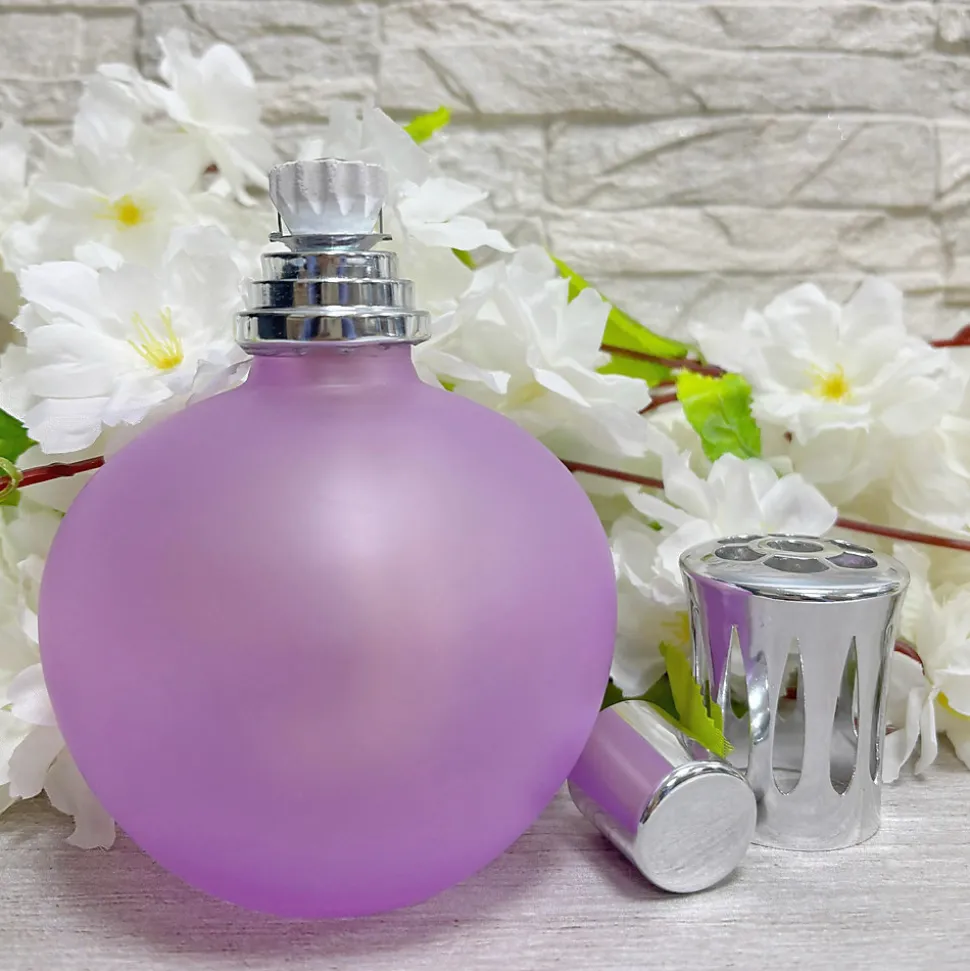 Lampe catalytique Fuchsia Mat + Parfum Lollipop 200 ml - Élimine les mauvaises odeurs, parfume et améliore la qualité de l'air