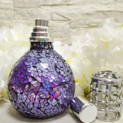 Lampe catalytique Mosaïque de minuit + Parfum Citronnelle 500 ml - Élimine mauvaises odeurs, parfume et améliore qualité de l'air