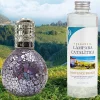 Lampe catalytique Mosaïque de minuit + Provence Breeze 200 ml - Élimine mauvaises odeurs, parfume et améliore qualité de l'air