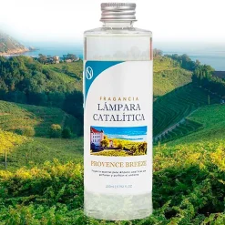Lampe catalytique Mosaïque Bicolore + Arôme Provence Breeze 200ml - Élimine mauvaises odeurs, parfume et améliore qualité de l'air