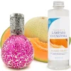 Lampe catalytique Mosaïque Fuchsia + Parfum Waikiki Melon 200 ml - Élimine mauvaises odeurs, parfume et améliore qualité de l'air