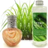 Lampe catalytique Orange Waves + Parfum Citronnelle 500 ml - Élimine les mauvaises odeurs, parfume et améliore la qualité de l'air