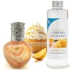 Lampe catalytique Orange Waves + Parfum Lemon Cake 200 ml - Élimine les mauvaises odeurs, parfume et améliore la qualité de l'air