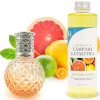 Lampe catalytique Orange Diamonds + Parfum Winter Citrus 500 ml - Élimine mauvaises odeurs, parfume et améliore qualité de l'air