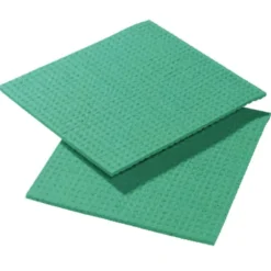 Lavettes Spongyl vertes Lot de 10