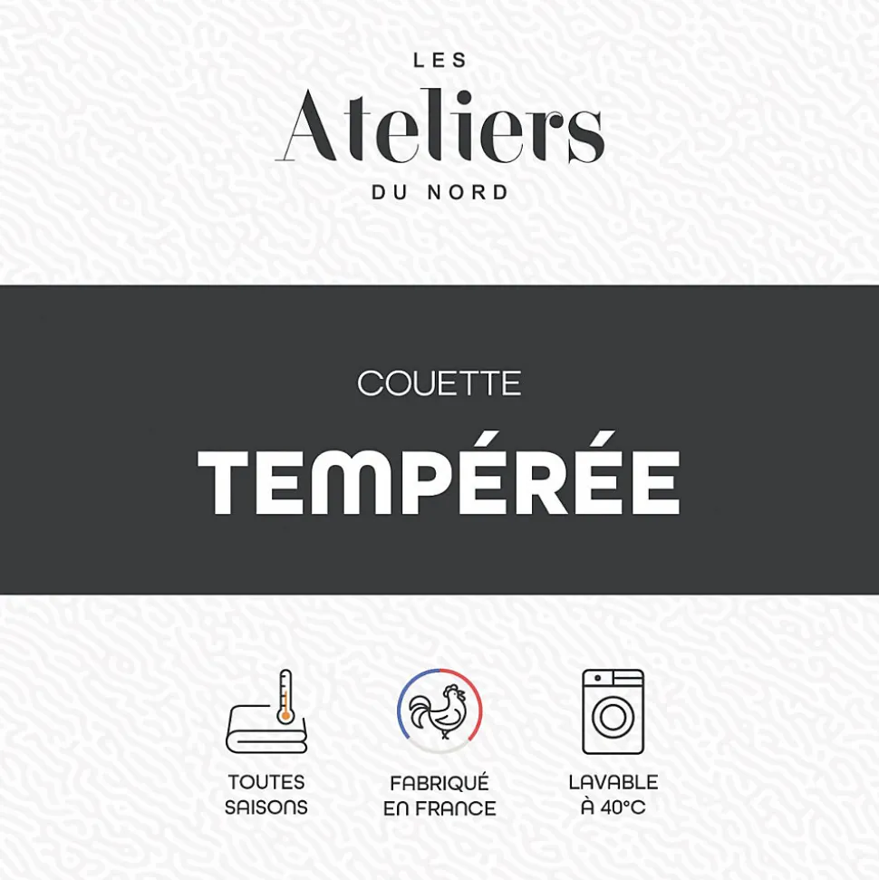 Les Ateliers du Nord - Couette tempérée douce 220x240cm