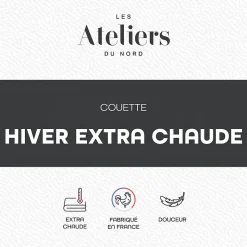 Les Ateliers du Nord - Couette Hiver - Extra Chaude 200x200cm