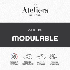 Les Ateliers du Nord - Oreiller modulable 60x60cm