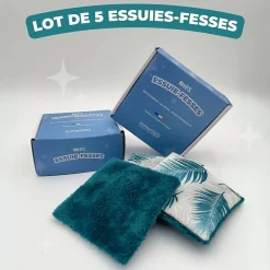 Les essuies-fesses : le papier toilette lavable en fibre de bambou - Made in France