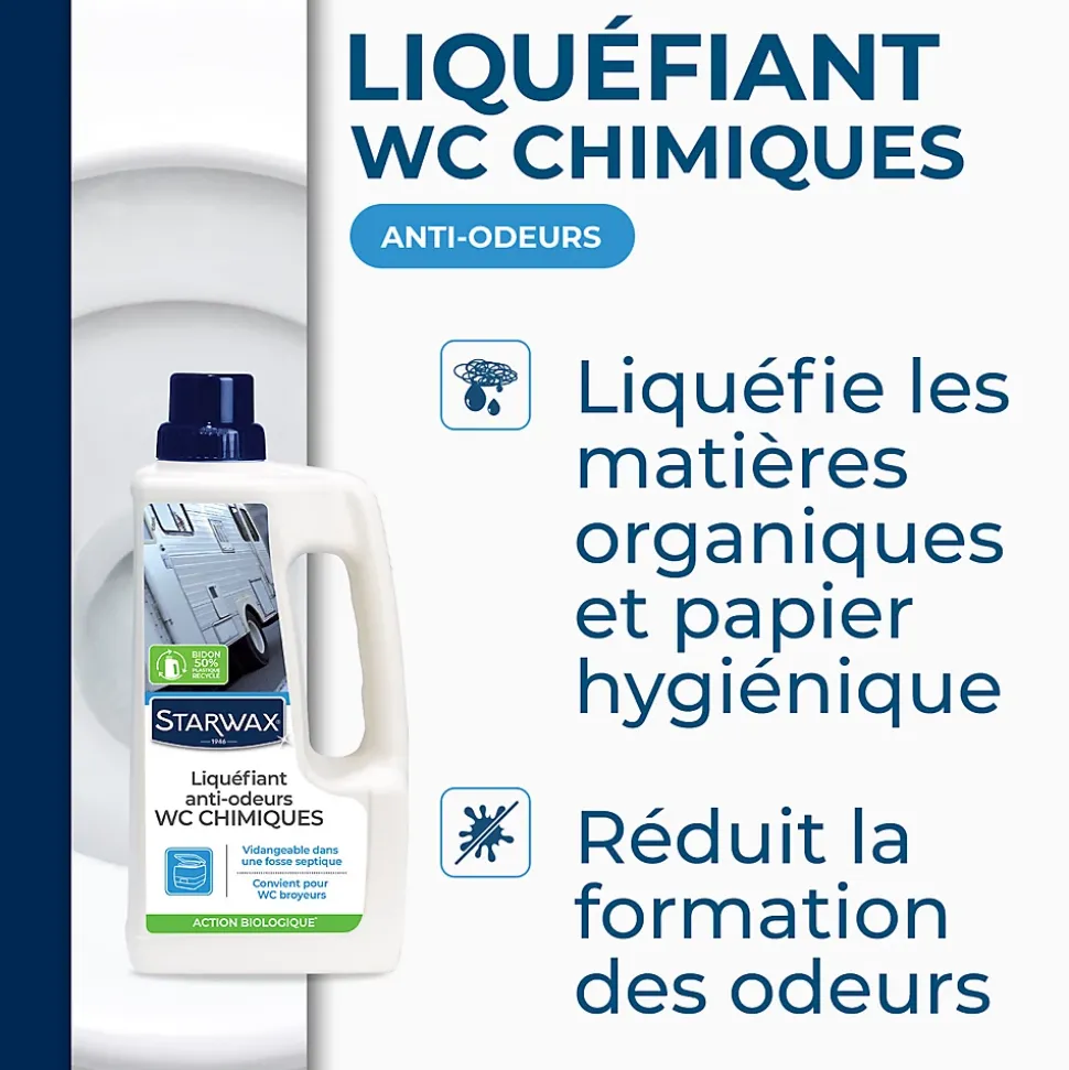 Liquéfiant anti-odeur WC chimique 1L