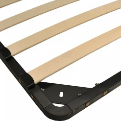 Lit 1 place 90x190cm blanc KIAPA Blanc inclus sommier et 2 tiroirs pour rangement