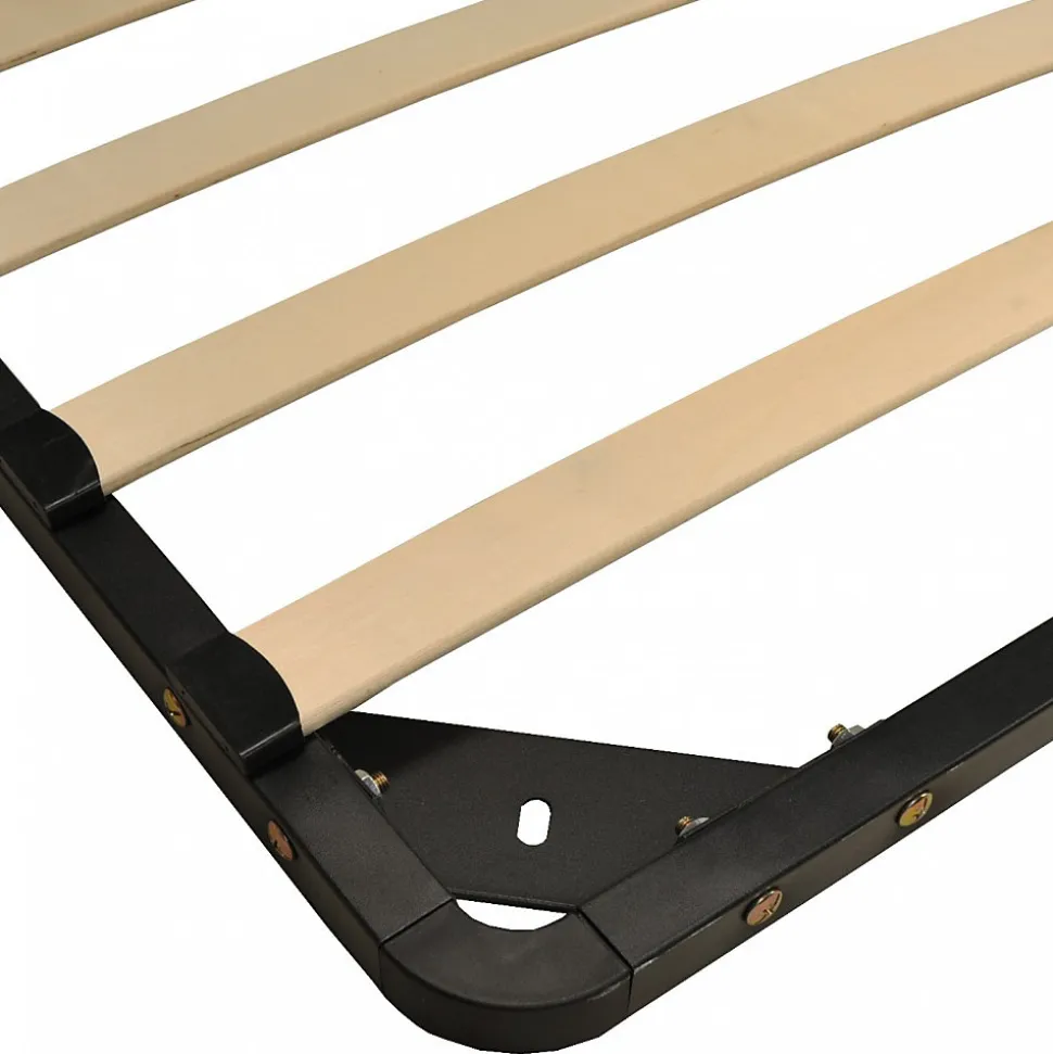 Lit 1 place 90x190cm blanc KIAPA Blanc inclus sommier et 2 tiroirs pour rangement