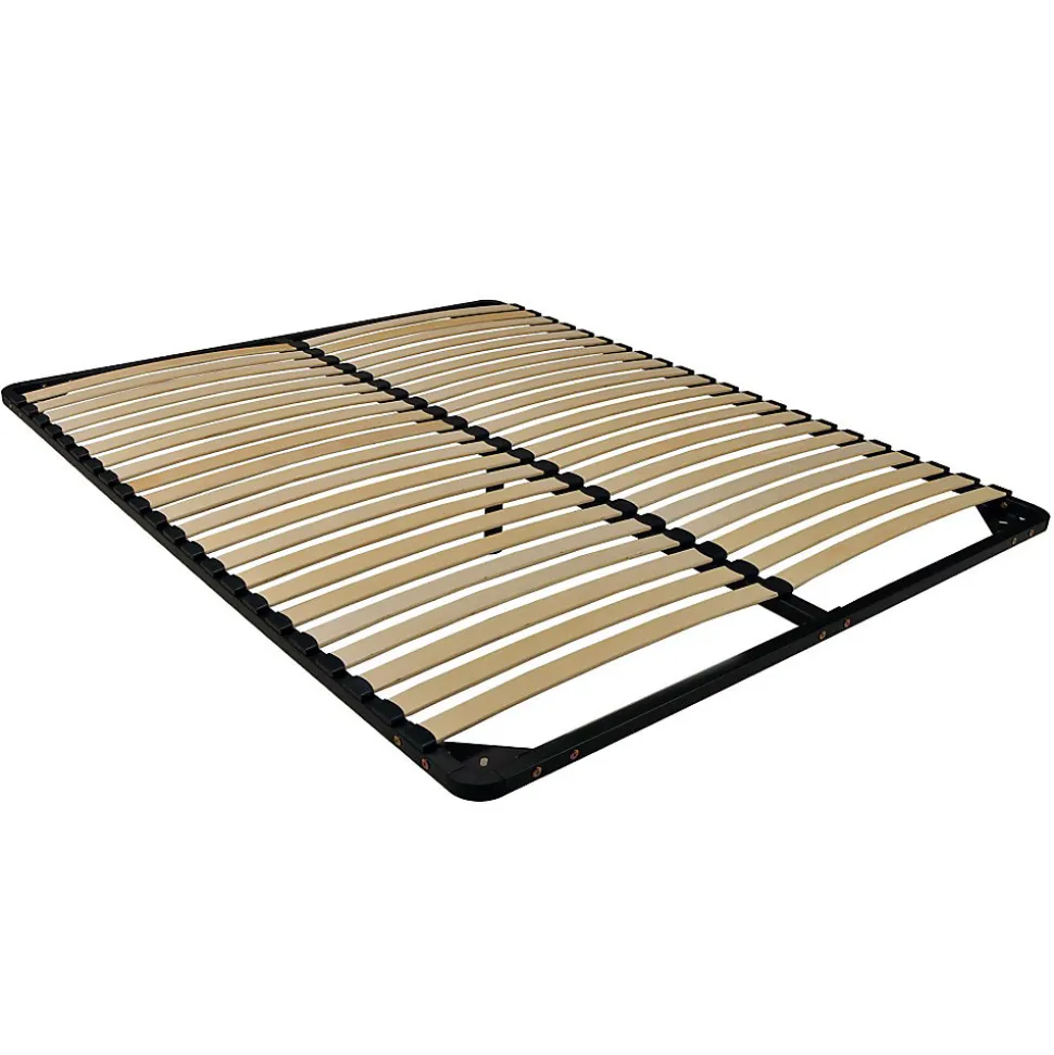 Lit 2 places 140x190cm Blanc TIDO inclus sommier, 1 chevet et 1 tiroir pour rangement