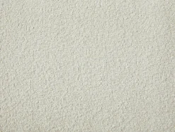 Lit 140 x 190 cm - Tissu bouclette - Beige - ISYDE