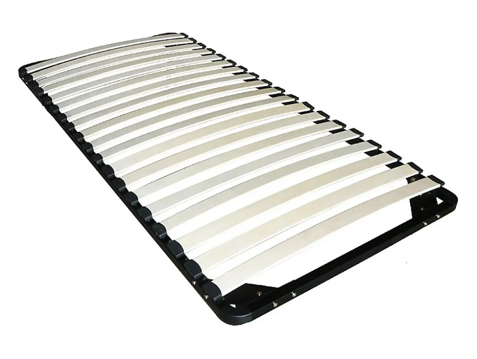 Lit 90 x 190 cm avec rangements - Coloris : Blanc et naturel + Sommier - TAMADU