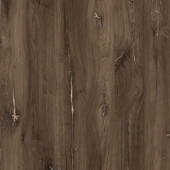 Lit adulte 160x200 Chene foncé et noir Collection FOX Sommier inclus