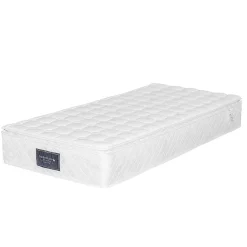 Lit avec rangement 90 x 200 cm - Lit Simple avec Ports USB et Matelas - Lin Bois Métal - avec Matelas - Beige