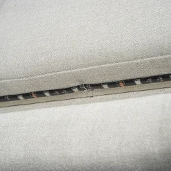 Lit avec rangement 160 x 200 cm - Lit Double avec 2 Tiroirs et Prise USB - Lin - Sans Matelas - Beige