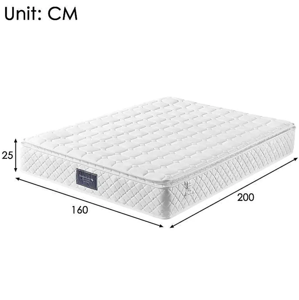 Lit avec Rangement 160x200 cm - Lit Double avec Matelas Inclus, LED et Tête de Lit Corduroy, Chêne Clair et Beige