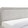 Lit avec tiroirs 160 x 200 cm - Tissu - Beige + Matelas - INASTO