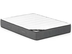 Lit avec tiroirs 160 x 200 cm - Tissu velours bleu + Matelas - LEOPOLD