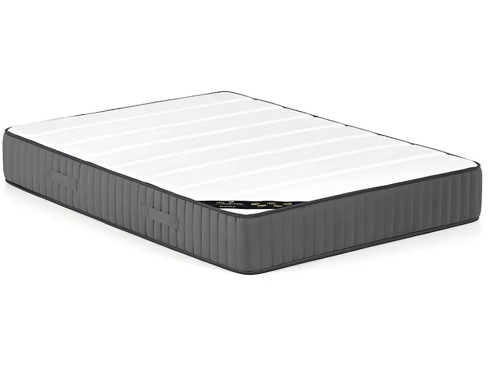 Lit avec tiroirs 160 x 200 cm - Tissu velours bleu + Matelas - LEOPOLD