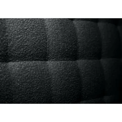 Lit avec tête de lit capitonnée et sommier kit - Lit en bois massif