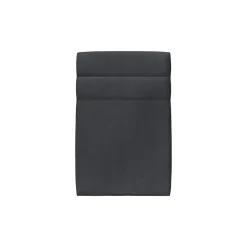 Lit avec tête de lit lignes velours et sommier tapissier - Lit en bois massif