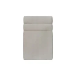 Lit avec tête de lit lignes velours et sommier tapissier - Lit en bois massif