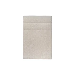 Lit avec tête de lit lignes bouclette et sommier tapissier - Lit en bois massif