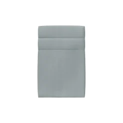 Lit avec tête de lit lignes velours et sommier tapissier - Lit en bois massif