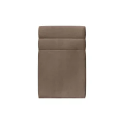 Lit avec tête de lit lignes velours et sommier kit - Lit en bois massif