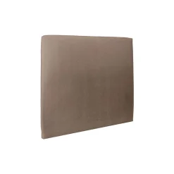 Lit avec tête de lit tapissier velours et sommier tapissier - Lit en bois massif