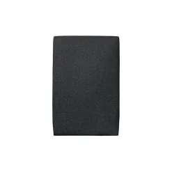 Lit avec tête de lit tapissier bouclette et sommier kit - Lit en bois massif