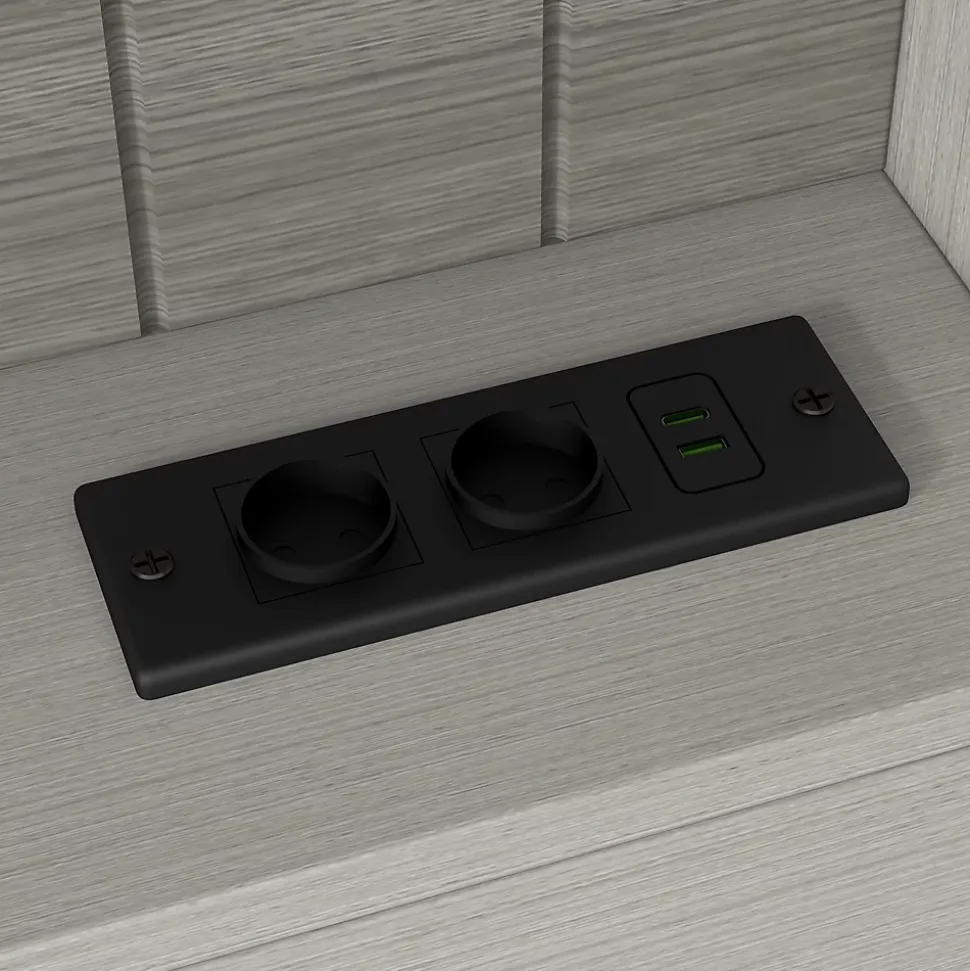 Lit Banquette Simple 90x200 cm - avec Rangement Intégré, 3 Tiroirs et Étagères, MDF et Contreplaqué, Gris, sans Matelas