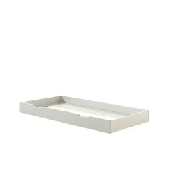 Lit banquette 90x200 sommier et tiroir de lit inclus Vipack Fritz - Blanc