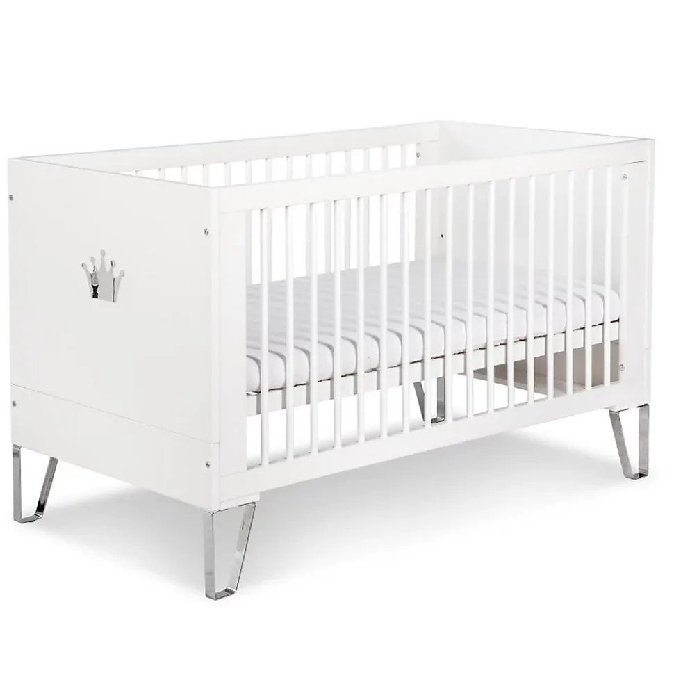 Lit Bébé évolutif Convertible En Lit Enfant 140x70 Blanc
