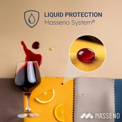 Lit Boxspring CEVANO 160X200 CM COSMIC 10, Beige, Lit avec matelas et rangement