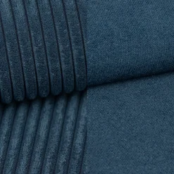 Lit Boxspring GIARRO 140X200 CM POSO 05 + KRONOS 05, Bleu, Lit avec matelas et rangement