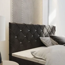 Lit Boxspring MANDI 180X200 CM MAGIC VELVET 2213, Cuivre, Lit avec matelas et rangement