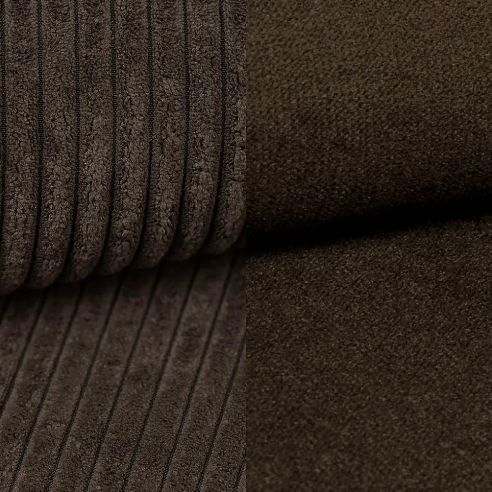 Lit Boxspring MATERN 180X200 CM POSO 06 + KRONOS 06, Marron, Lit avec matelas et rangement