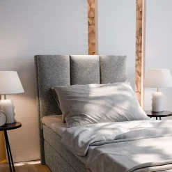 Lit Boxspring MERIL 80 80X200 CM SAWANA 14, Noir, Lit avec matelas et rangement