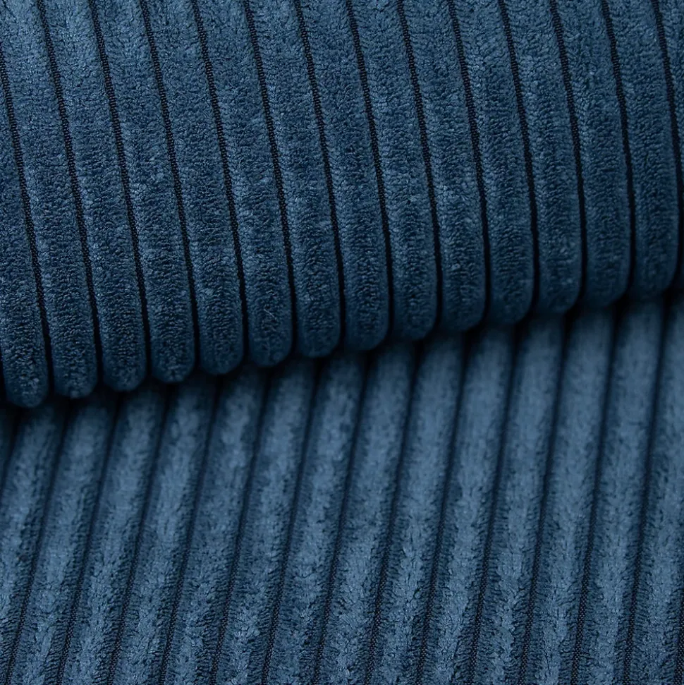 Lit Boxspring PELLIO 160X200 CM POSO 05, Bleu, Lit avec matelas et rangement