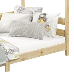 Lit cabane FINA 90 x 190 cm, en pin massif naturel