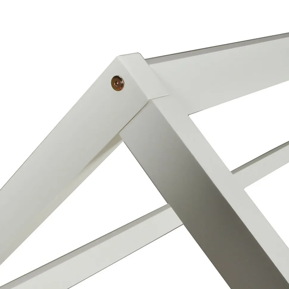 Lit cabane Kiwi 90x190 avec sommier et matelas /Blanc