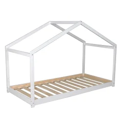 Lit cabane KOALA 90x190 + 1 sommier / Blanc