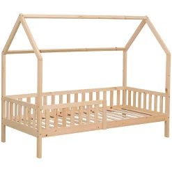 Lit cabane pour enfant 190x90cm en bois MARCEAU - HAPPY GARDEN
