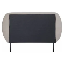 Lit capitonné Porvoo 90 x 200 cm beige en.casa