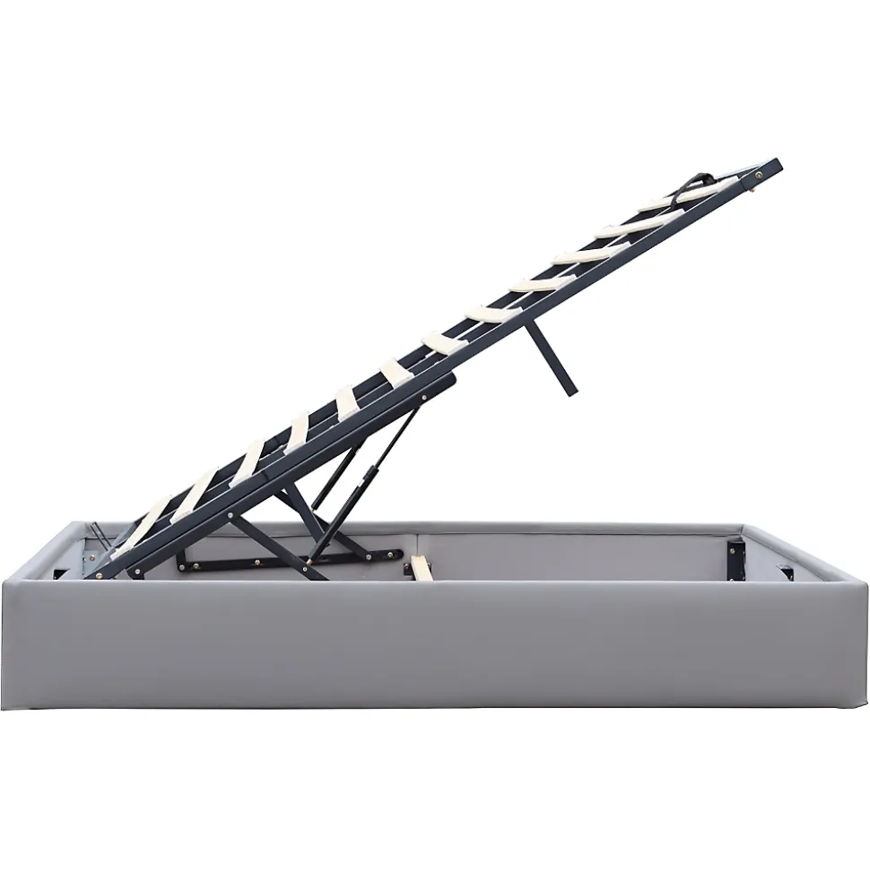 Lit coffre - 120x190 cm - montage rapide - confort optimal - - design moderne